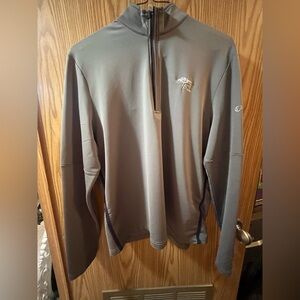 Callaway Torrey Pines Steel Gray Quarter-Zip Mens Golf Top